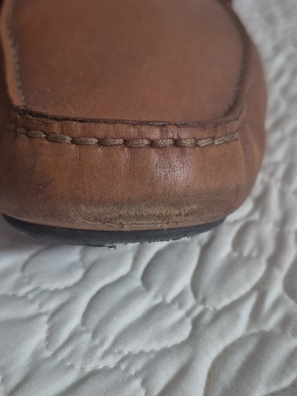 Salvatore Ferragamo Tan Leather Bit-Trim Loafers Size 11.